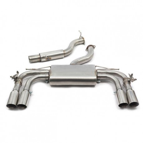 Echappement à Valve après Filtre à particules sans Résonateur Cobra Sport AU125 Audi S3 (8V) (5 door) Quattro GPF 2019-2020