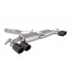 GPF-back / Echappement après filtre à particules sans résonateur avec valve Scorpion SAUS090CF Audi SQ2 2019-2021