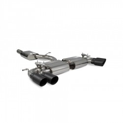 Cat-back / Echappement après catalyseur avec résonateur avec valve Scorpion SVW065C Volkswagen Golf R MK8 GPF Model 2021-2022