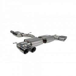 Cat-back / Echappement après catalyseur avec résonateur Scorpion SVW066 Volkswagen Golf R MK8 GPF Model 2021-2022