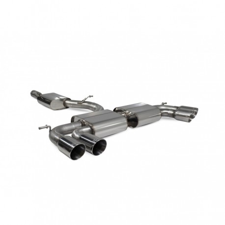 Cat-back / Echappement après catalyseur avec résonateur Scorpion SVW066 Volkswagen Golf R MK8 GPF Model 2021-2022