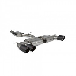 Cat-back / Echappement après catalyseur avec résonateur Scorpion SVW066CF Volkswagen Golf R MK8 GPF Model 2021-2022
