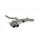 Cat-back / Echappement après catalyseur sans résonateur avec valve Scorpion SVWS065 Volkswagen Golf R MK8 GPF Model 2021-2022