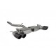 Cat-back / Echappement après catalyseur sans résonateur avec valve Scorpion SVWS065CF Volkswagen Golf R MK8 GPF Model 2021-2022