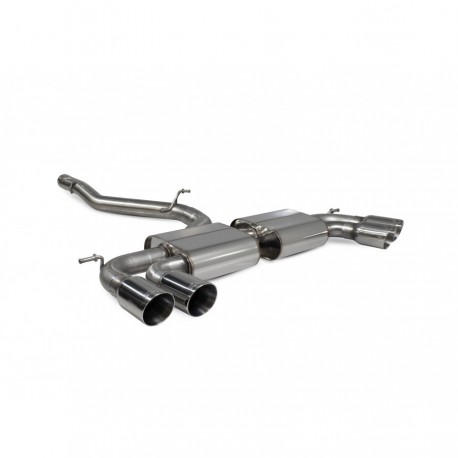Cat-back / Echappement après catalyseur sans résonateur Scorpion SVWS066 Volkswagen Golf R MK8 GPF Model 2021-2022