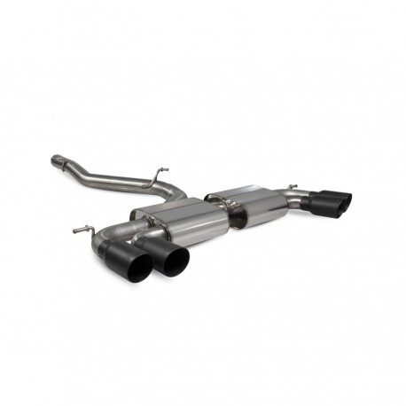 Cat-back / Echappement après catalyseur sans résonateur Scorpion SVWS066C Volkswagen Golf R MK8 GPF Model 2021-2022