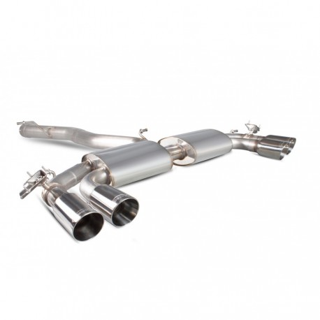 GPF-back / Echappement après filtre à particules sans résonateur avec valve Scorpion SAUS090 Audi SQ2 2019-2021