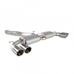 GPF-back / Echappement après filtre à particules sans résonateur sans valve Scorpion SAUS091 Audi SQ2 2019-2021