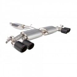 GPF-back / Echappement après filtre à particules avec résonateur avec valve Scorpion SAU090CF Audi SQ2 2019-2021