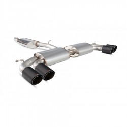 GPF-back / Echappement après filtre à particules avec résonateur sans valve Scorpion SAU091CF Audi SQ2 2019-2021