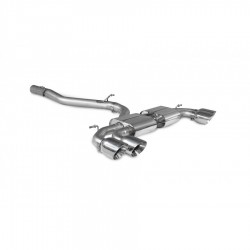Cat-back / Echappement après catalyseur sans résonateur Scorpion SAUS094 Audi S3 8Y Sportback 2020-2021