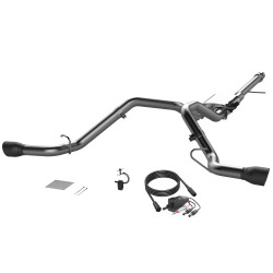Cat-Back / Echappement après catalyseur Sorties noires QTP Screamer 410015B Chevrolet Silverado 1500 WT 2016