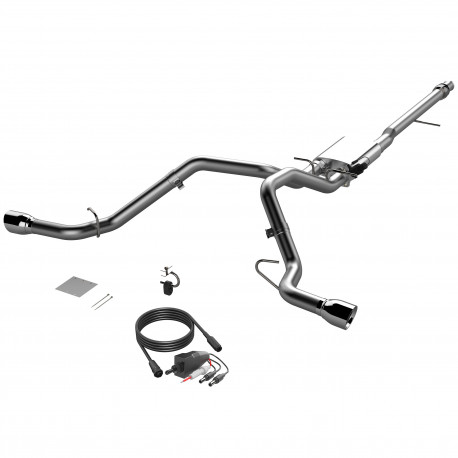 Cat-Back / Echappement après catalyseur QTP Screamer 410015 Chevrolet Silverado 1500 WT 2018