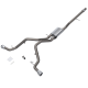 Cat-Back / Echappement après catalyseur QTP Screamer 410015 Chevrolet Silverado 1500 WT 2018