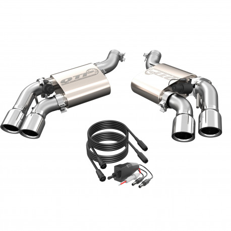 Axle-Back / Silencieux d'échappement Sorties Quad QTP Screamer 400117 Chevrolet Camaro SS 2018