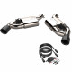Axle-Back / Silencieux d'échappement Sorties noires QTP Screamer 400116B Chevrolet Camaro SS 2018