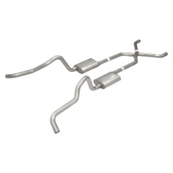 Crossmember-Back / Echappement avec X-pipe Chevrolet Bel Air Pypes SGC16R
