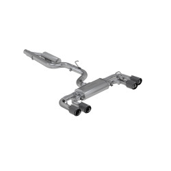 Cat Back / Echappement après catalyseur avec Sorties Carbone et valves - 3'' / 76,2mm - Inox 304 Volkswagen MBRP S46053CF