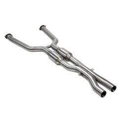 Section avant avec cata sport 200 cellules X-pipe BMW M5 E60 V10