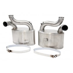Echappement Porsche 911 993 Turbo Cat Back / Demi-ligne Son Sport