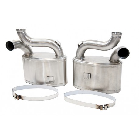 Echappement Porsche 911 993 Turbo Cat Back / Demi-ligne Son Sport