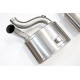 Echappement Porsche 911 993 Turbo Cat Back / Demi-ligne Son Sport