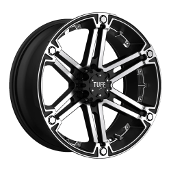 Jante Tuff TUT01 17X8 5X4.5/5.0 F-BLK MACH-FC 10MM