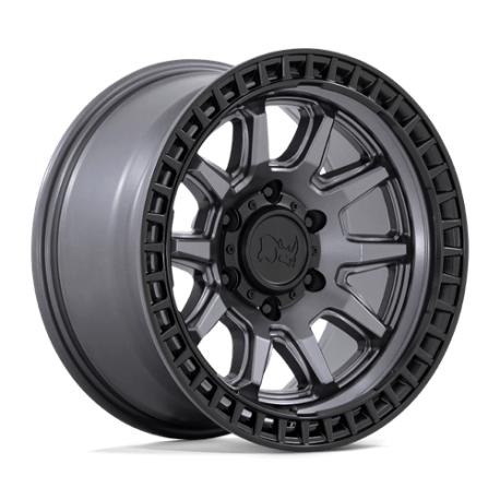 Jante Black Rhino BR001 17X8.5 5X4.5 M-GNMTL BLK-LP 34MM