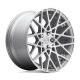 Jante Rotiform 1PC R110 18X8.5 5X112 GL-SLVR-MACH 35MM