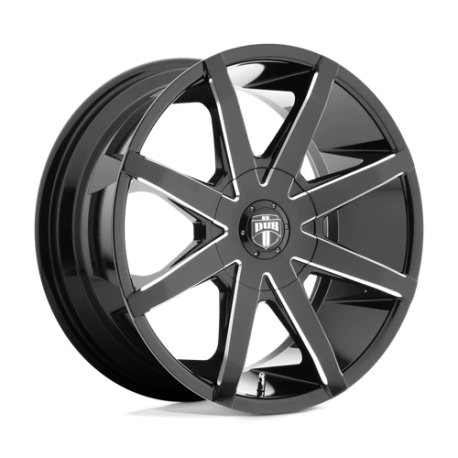 Jante DUB 1PC S109 20X8.5 BLANK GL-BLK-MIL 25MM (0-0)