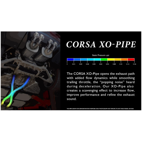 X-Pipe 2.5'' / 63.5mm Corsa Performance 14330