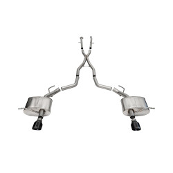 Cat-Back / Echappement après catalyseur 2.5'' / 63.5mm Corsa Performance 21186BLK