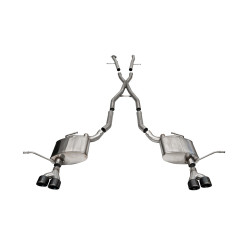 Cat-Back / Echappement après catalyseur 2.5'' / 63.5mm Corsa Performance 21188BLK
