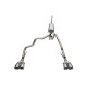 Cat-Back / Echappement après catalyseur 3'' / 76.2mm à 2.5'' / 63.5mm Corsa Performance 21238