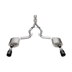 Cat-Back / Echappement après catalyseur 3'' / 76.2mm Corsa Performance 21255BLK