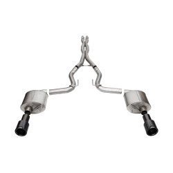 Cat-Back / Echappement après catalyseur 3'' / 76.2mm Corsa Performance 21255CFBLK