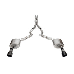Cat-Back / Echappement après catalyseur 3'' / 76.2mm Corsa Performance 21270BLK