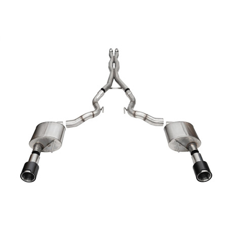 Cat-Back / Echappement après catalyseur 3'' / 76.2mm Corsa Performance 21271CF