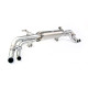 Audi R8 V8 et V10 Titan Sport Pot d'échappement Sound Architect™ (2007-12) Quicksilver AU330A-1
