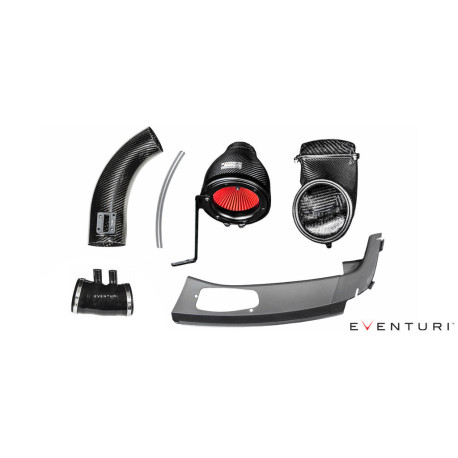 Kit d'admission Eventuri V2 en carbone pour Honda Civic FK2 (conduite à gauche) EVE-FK2V2-CF-LHD-INT