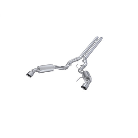 Cat Back / Echappement après catalyseur - Version Street - Pour coupé - 3'' / 76,2mm - Aluminium MBRP S7277AL Ford Mustang