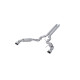 Cat Back / Echappement après catalyseur - Version Race - Pour coupé - 3'' / 76,2mm - Inox 409 MBRP S7278409 Ford Mustang