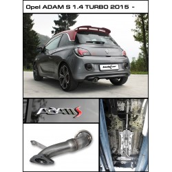 Décatalyseur / Down-pipe / Suppression catalyseur inox Inoxcar pour Opel Adam S 1.4L Turbo 150cv (2015 - ...) -AFAD