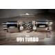 Echappement inox à valves FI Exhaust pour Porsche 991 Turbo (2013 - ...)