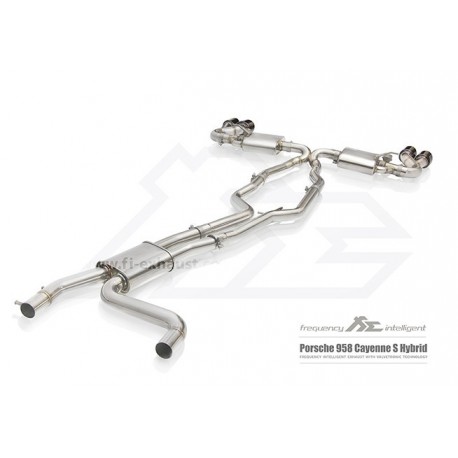 Echappement inox à valves FI Exhaust pour Porsche 958 Cayenne S Hybrid Génération 1 (2011 - ...)