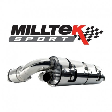 Ligne Complète avec Catalyseur Sport Hi-Flow MILLTEK Audi A3 8P SSXAU087