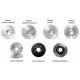 Paire de disques pour Lotus Elise 1.8 07/96-01/01 - Frein Avant M5071