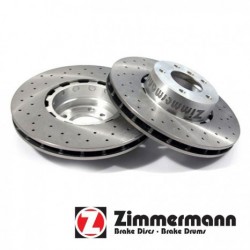 Disque Avant Ventilé Zimmermann percé Z230-2363-52 Alfa Romeo 145 / 146 9.94-9.00